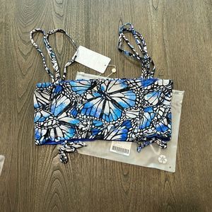 NWT Toluca Biana Bikini Top Bandeau Adonis Size M